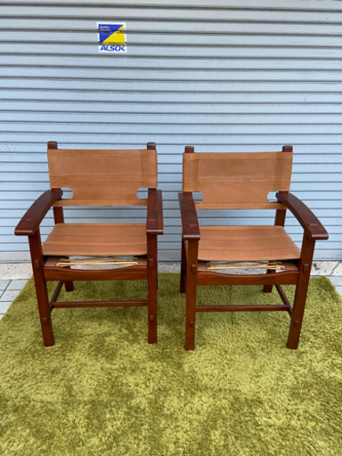 値下げ！レザーチェア　2つセット売り