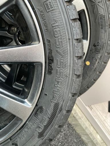（値下中）軽自動車　スタッドレスタイヤ　アルミホイール　165/55 R14 アイスナビ