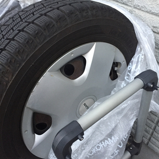 スタッドレスタイヤホイール4セット155/65/13の画像