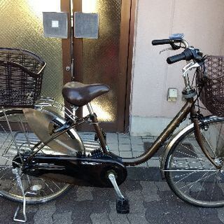 本体のみ)Panasonic ViVi DX 26吋電動アシスト自転車(チョコブラウン)