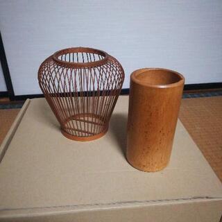 竹細工-花瓶　無料で譲りますの画像