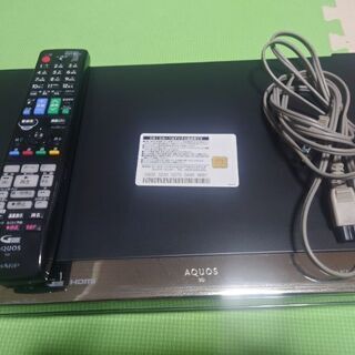 【再値下げ】ブルーレイレコーダー（SHARP）の画像