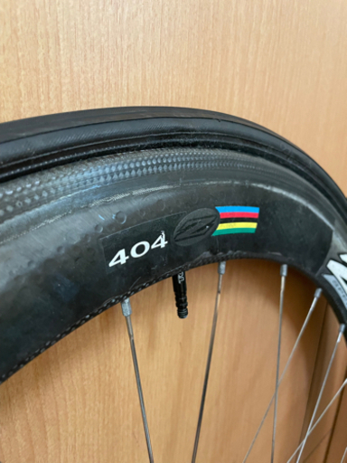【ジャンク扱い】ZIPP 404 カーボンホイール　リアのみ