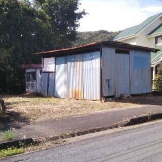 キャンプ！　倉庫！　作業場！　資材置場　使い方自由　倉庫付土地の画像