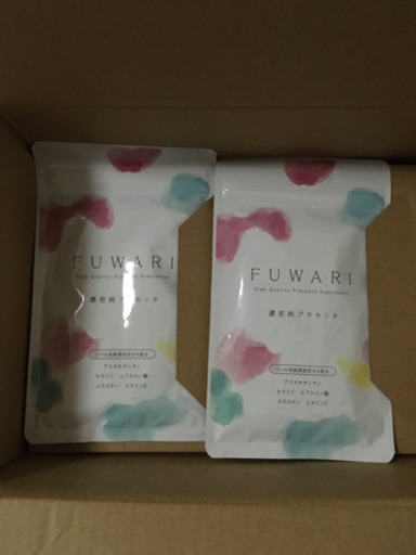 FUWARI プラセンタサプリ　90粒2袋