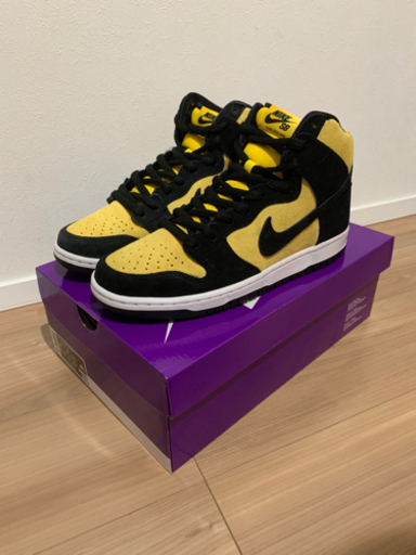 【新品・未使用】NIKE SB DUNK HIGH MAIZE AND BLACK