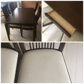 大塚家具　ダイニングテーブルセットの画像