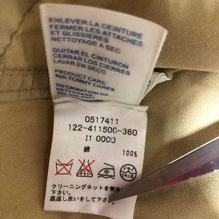 トミーヒルフィガー トレンチコート レディース Sの画像