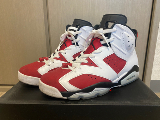 靴/バッグ nike air jordan 6 carmine 29.0