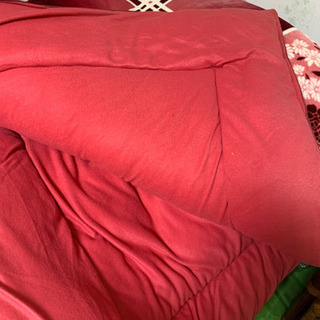 正方形こたつ布団と布団カバーの画像