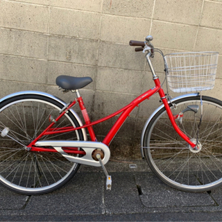 【整備済自転車】27インチ　変速なし　LEDオートライト付　リヤ...