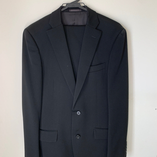 フォーマルスーツ激安3点セット【礼服上下黒・白シャツ・黒靴】