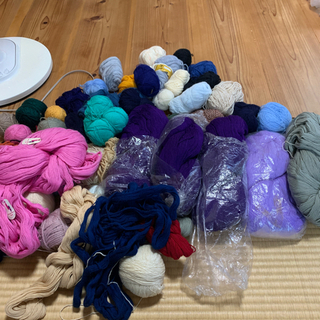 中細毛糸たくさん