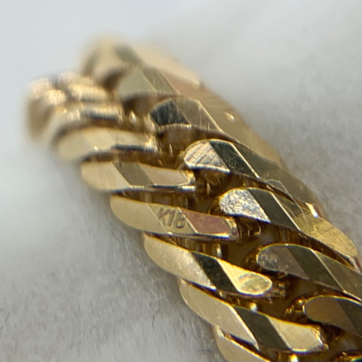 【中古品】12面トリプル 喜平リング 15号 2.8g［54］