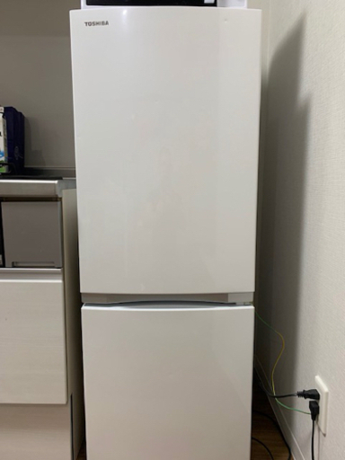 2018年製 東芝 153L 2ドア 冷凍冷蔵庫