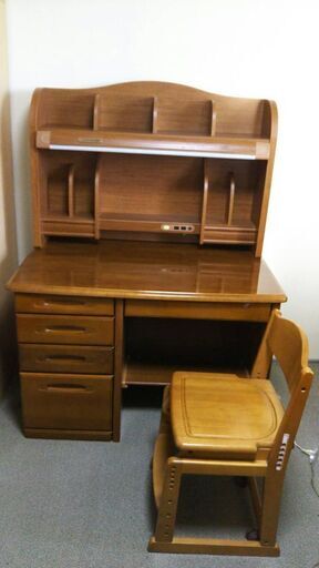 中古 学習机 ライト 椅子有り