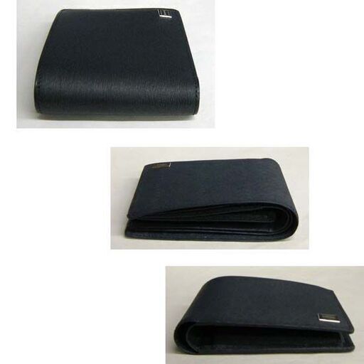 未使用品★ポーター カレント 二つ折り財布（小銭入れ付） レザー 052-02204 ネイビー TOKYO PORTER JAPAN 