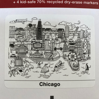 新品未使用　お食事用ベビープレースマット(Chicago)の画像