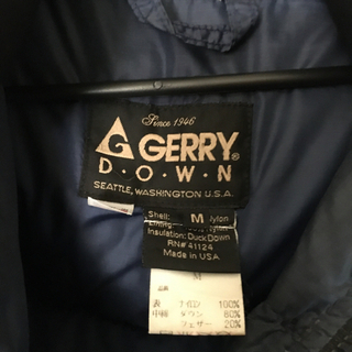 アメリカgerry のダウンジャケットの画像