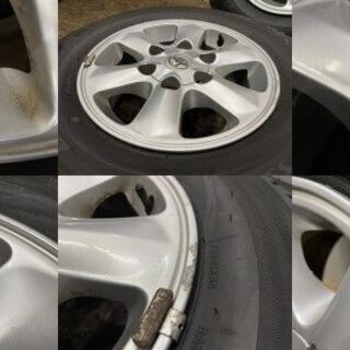 【BS VL1 195/80R15 107/105L LT】スタッドレス【トヨタ 200系ハイエース 純正アルミホイール 15インチ 6J6HPCD139.7+35】希少　(VTP439)クレジットカード QRコード決済可能の画像