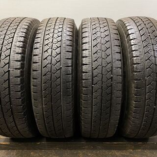 【BS VL1 195/80R15 107/105L LT】スタッドレス【トヨタ 200系ハイエース 純正アルミホイール 15インチ 6J6HPCD139.7+35】希少　(VTP439)クレジットカード QRコード決済可能の画像