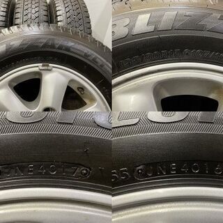 【BS VL1 195/80R15 107/105L LT】スタッドレス【トヨタ 200系ハイエース 純正アルミホイール 15インチ 6J6HPCD139.7+35】希少　(VTP439)クレジットカード QRコード決済可能の画像