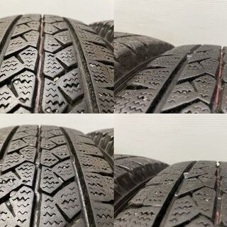 【BS VL1 195/80R15 107/105L LT】スタッドレス【トヨタ 200系ハイエース 純正アルミホイール 15インチ 6J6HPCD139.7+35】希少　(VTP439)クレジットカード QRコード決済可能の画像