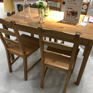 【購入者様決定しました】IKEA ヨックモック　ダイニングテーブルの画像
