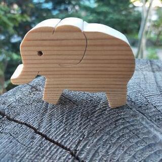 木のおもちゃ 動物たち3の画像