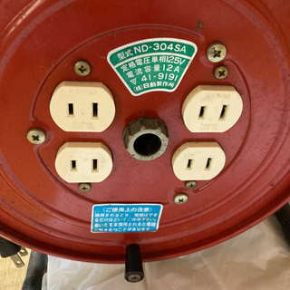 値下げ☆コードリール　電工ドラムの画像
