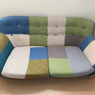 フランフラン パッチワークソファー 2人掛け