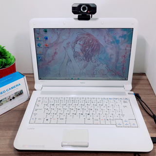 白くてかわいいノートパソコン♡i5/SSD256GB/メモリ8GB