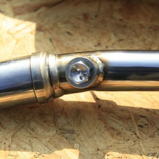 スズキ アドレスV125 ステンレス マフラー未使用品　引取り限定_横浜瀬谷区の画像