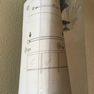 【新品未使用】お値下げ中　イケア　カーテンロッドの画像
