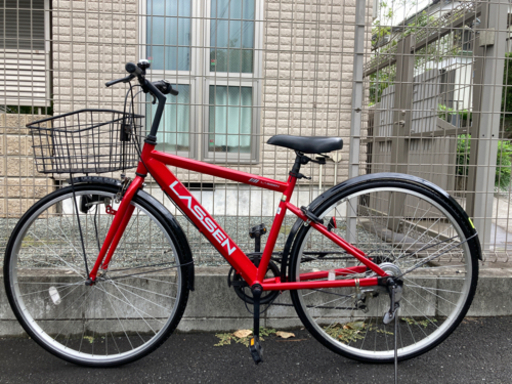 (美品)LASSEN 27インチマウンテンバイク