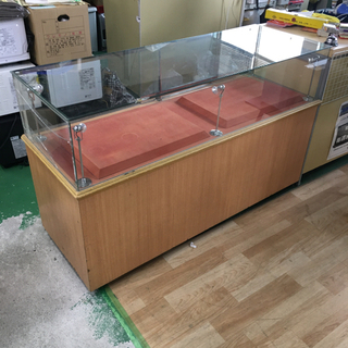 【現場渡し特価】中古 ガラスショーケース  ディスプレイラック 