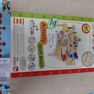 最終価格　I'm TOY　エデュテ　カーペンターテーブル　大工さん　おもちゃの画像