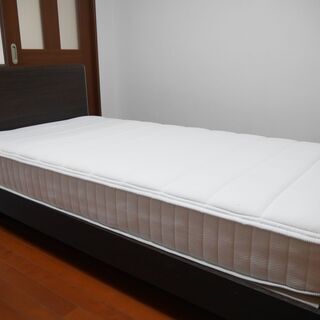 シングルベッド＋マットレスセット ニトリ  シングルベッド マッ...