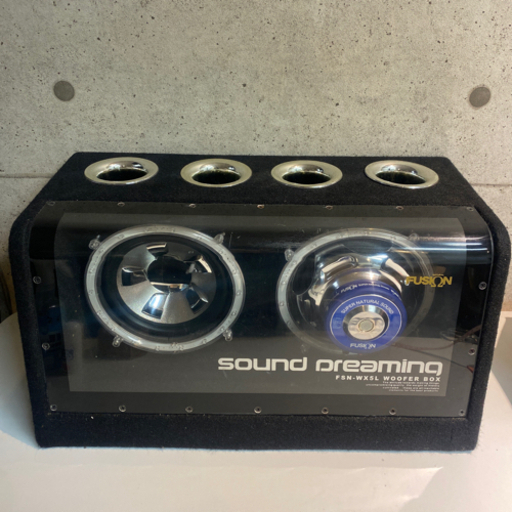 FUSION  フュージョン　FSN-WX5L  ウーファー      スピーカー    カーオーディオ