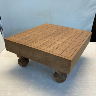 将棋盤足付☆88122駒なし　無垢板