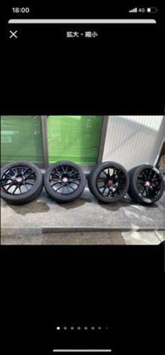 人気ホイール　レイズホムラ2×7 19インチ　pcd100