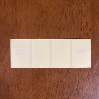 [未使用品] 4個セット 写真貼りつけ用両面接着シールの画像