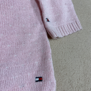 ニット セーター トップス　トミーヒルフィガー　ピンク　80の画像