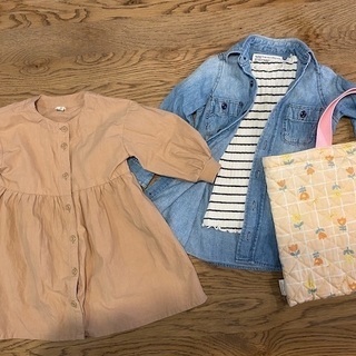 ＊女の子９０～９５サイズセット＊保育園や普段着用に＊トップス、ワンピース、レッスンバッグ＊の画像