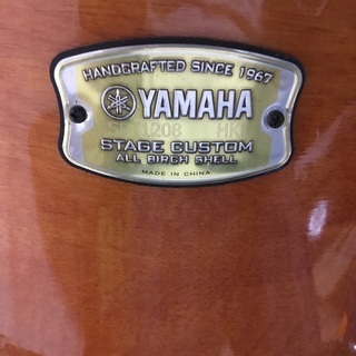 ドラム売ります　YAMAHA ステージカスタム　バーチ　バスドラ22の画像