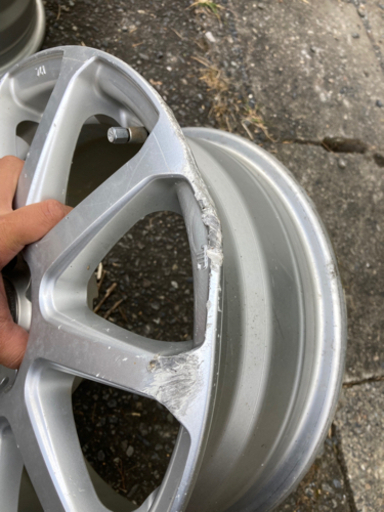 エンケイ　スパルコ　15×6j pcd100 1本まがり、キズ
