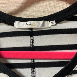 ◆AZUL by moussy ボーダーロンTの画像