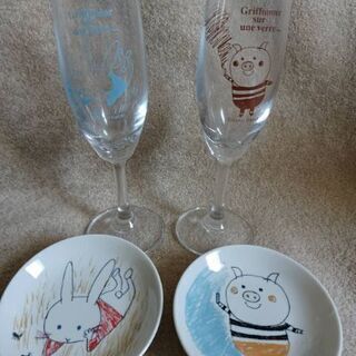 新品グラスお皿セット