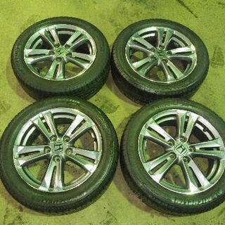 ホンダ純正 16インチ アルミ ホイール タイヤ付 4本 6J +45 PCD114.3 5H 195/55R16
