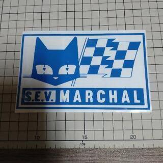 SEV マーシャル　大判ステッカー青